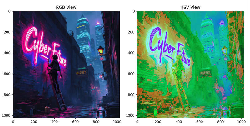 [CVHSV 与 RGB：理解和利用 HSV 进行图像处理